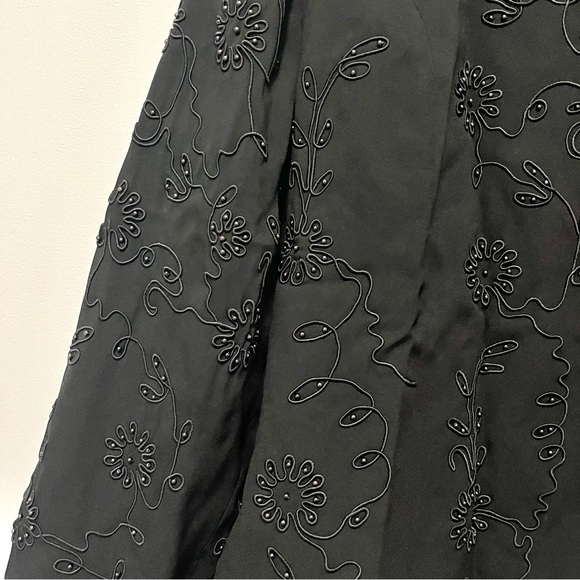 vintage Talbots button-up jacket blazer with beautiful intricate beaded details - Picture 12 of 16